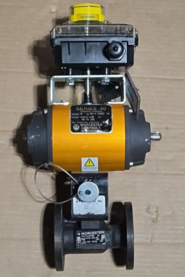 Worcester 1'' Flowserve Valve with Series 40 Actuator & Westlock Network Monitor