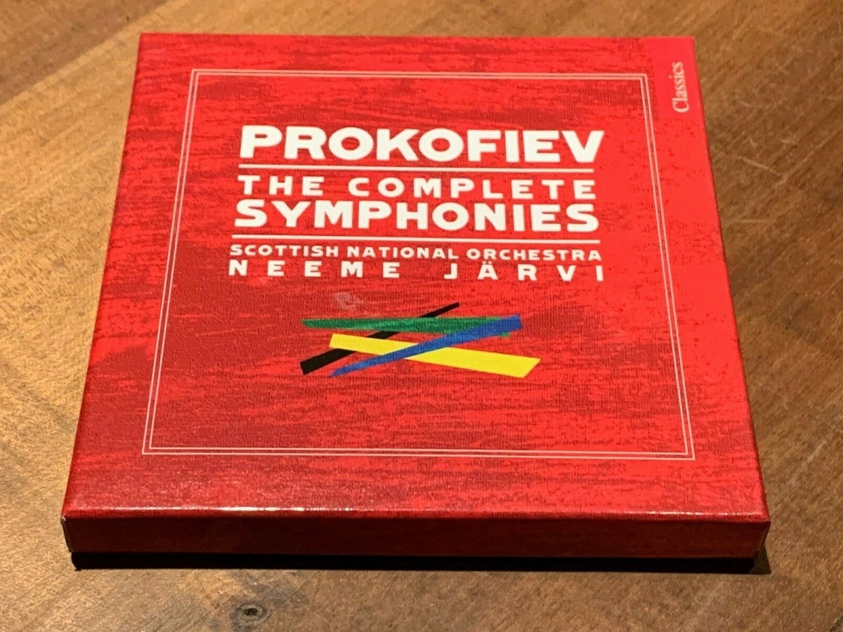 Prokofiev The Complete Symphonies NEEME JÄRVI ORIG CHANDOS 4 CD