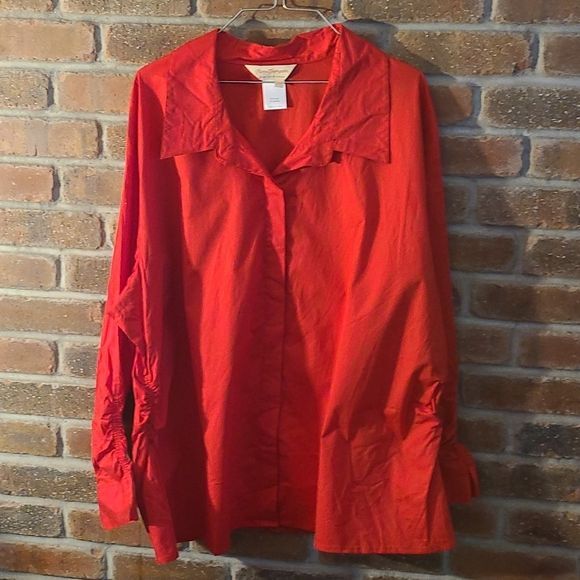 Norm Thompson 100% Silk Womens Small Tan Button Up Sweater