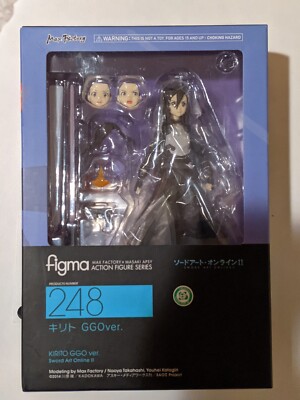 Max Factory Figma No 248 Kirito GGO ver Sword Art Online II Authentic From Japan