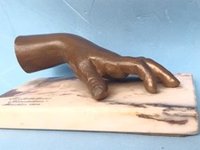 Rzeźba ręczna z brązu - brąz, sygnowana / 1924