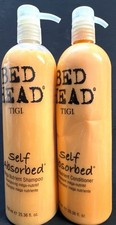 2 tigi bed head self absorbed mega nutrient shampoo 25.3oz scuff/dented bottle