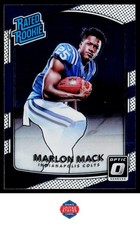 2017 Donruss Optic #152 Marlon Mack Rated Rookie