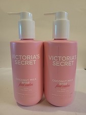 2 "COCONUT MILK ROSE "Feel Calm Hydration Body Lotions Victoria Secret 10 oz ea.