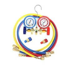 PB Motor Tech AC Diagnostic Manifold Gauge Set for R134A, R12, R22, R502 