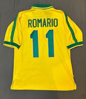 1997年ブラジル代表 ロマーリオ ユニフォーム M Romario 11 M BRAZIL Home 1997 Copa FOOTBALL JERSEY CAMISA BRASIL