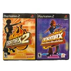 DDRMAX Dance Dance Revolution 1 and 2 Set Lot PlayStation PS2 Tested Works