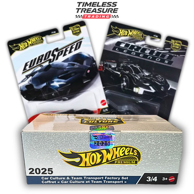 Hot Wheels Facctory Set Sealed 2025 3/4 Ferrari Bugatti ChaseTeam Transport Car