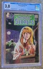 House of Secrets #92 DC Comics 1971 Cgc 3.0 C-OWP 1st Swamp thing Wrightson NICE
