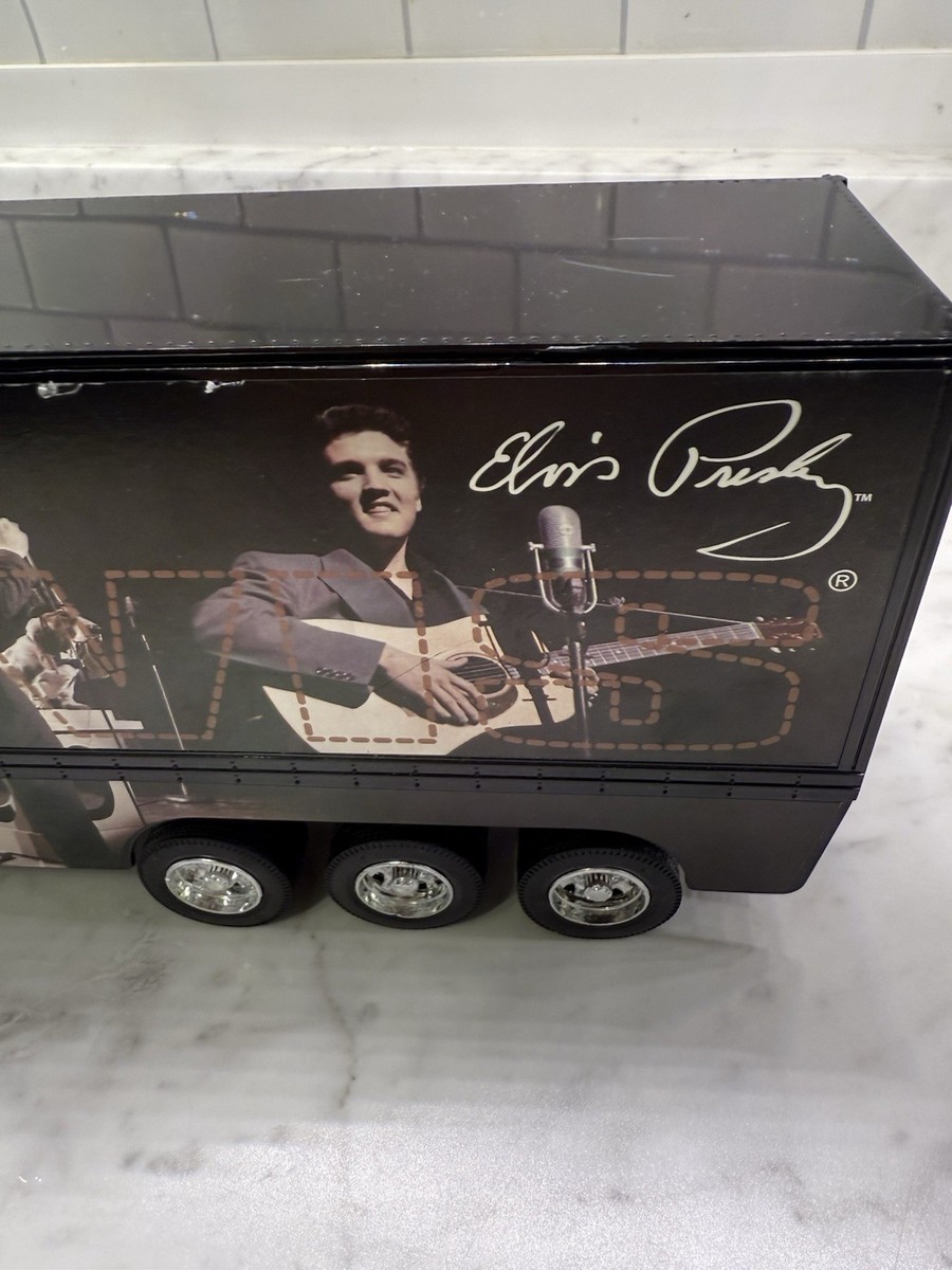 W900 PRESLEY 1:32 KENWORTH BLACK TRAILER TRUCK ELVIS Kenworth