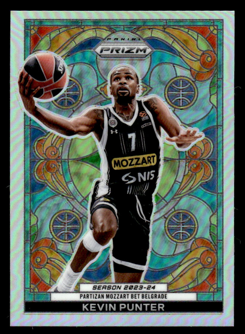 Kevin Punter 2023-24 Panini Prizm Turkish Airlines EuroLeague #20 Stained Glass