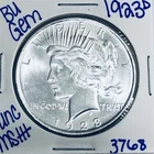 1923 D BU UNCIRCULATED SILVER PEACE DOLLAR AUTHENTIC U.S.MINT FREE SHIPPING 3768