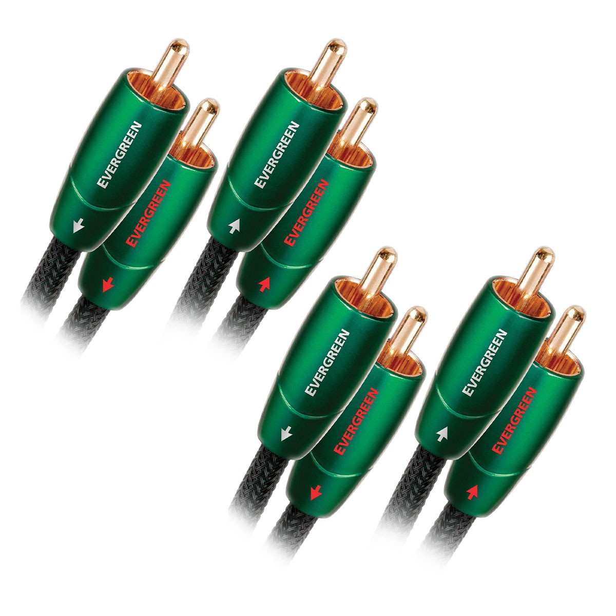 Пара кабелей AudioQuest Evergreen длиной 1 м 328 фута от разъема RCA к разъему RCA Male 25190₽