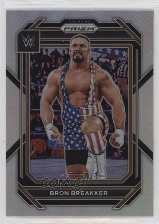 2023 Panini Prizm WWE Silver Prizm Bron Breakker #161 0yx7