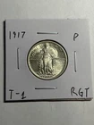 1917 Standing Liberty Quarter 25c Type 1 Nice UNC Looks FH