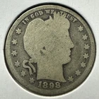 1898 25C Barber Quarter, Contains 0.1808oz of SILVER (88278)