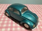 Vintage Tonka Teal Green Volkswagen Beetle # 52680 Pressed Steel 1960’s