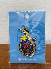 Pokemon Center Original Mega Tokyo Miraidon Pikachu Logo Pin Badge Limited