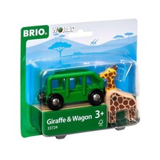 BRIO giraffe and wagon 33724
