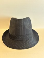 Men Women Manhattan Structured Gangster Trilby Fedora Short Brim Panama Hat
