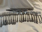 oneida distinction deluxe stainless flatware hh “Kenner Square”(40) Pc Set #0156