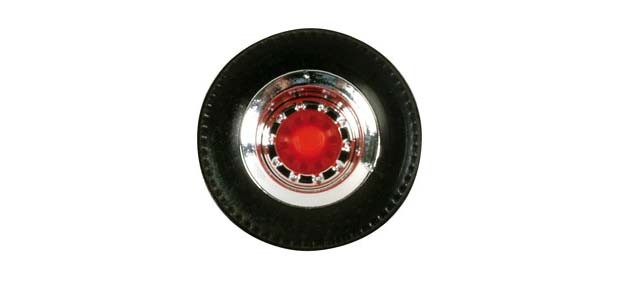 Herpa 052610 - 1/87 Tires For Trailers (Chrome/Red, 12 Sets) - New