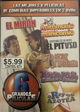 Sexy Comedia DVD 6 Películas Set Alfonso Zayas Teto El Caballo