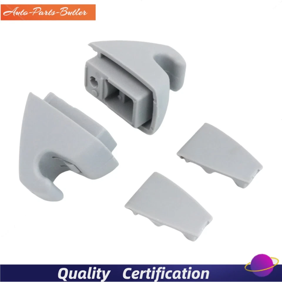 2PCS Gray Car Sun Visor Hook Clip For 2007-2013 Cadillac Escalade EXT 15882854 Foto 2 de 4