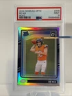 2024 Panini Donruss Optic #209 Bo Nix Silver Holo Prizm PSA 9 Rookie Card RC