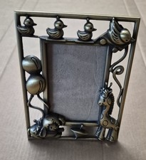 Baby Photo Frame Metal -Holds 3"x2" Picture