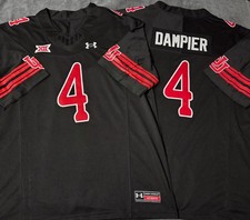 Fast Free Shipping! Devon Dampier Utah Utes Stitched Jersey 4