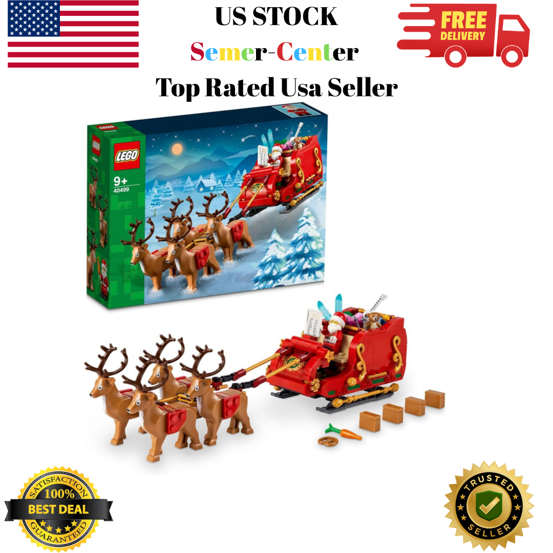 LEGO Santa's Sleigh - Building Toys for Kids, Boys & Girls, Ages 9+ - Indoor Chr