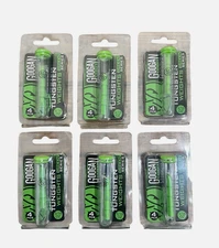 Lot Of 6 Googan Baits Green Series Tungsten Weights 4 pcs 3/16 oz New