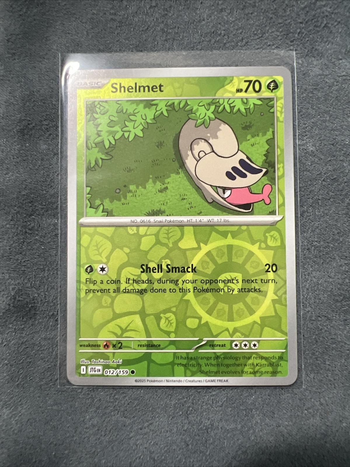 Shelmet 12/159 - Reverse Holo - Pokemon Journey Together