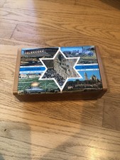 Vintage Isreal Handcrafted Wooden Music Jewelry Box Jerusalem Hatikvah Reuge