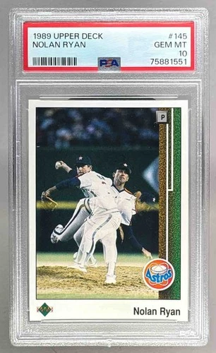 75881551 Nolan Ryan 1989 Upper Deck #145 PSA 10
