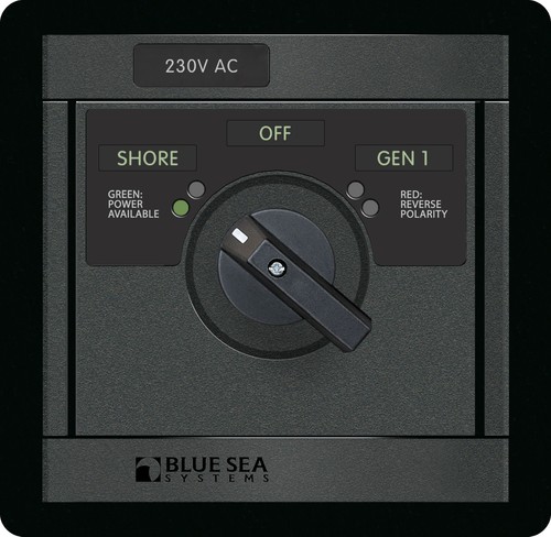 Blue Sea - 1484-BSS Panel 360 230VAC Rotary30A OFF plus 2 (1EA)