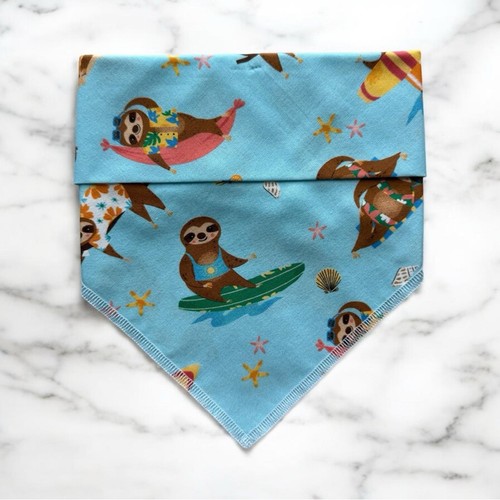 DOG Bandana - Sloths - Size L Large