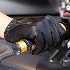 Mens Genuine Nappa Leather Driving Motorcycle Gloves M017PQ