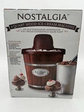 Electric Ice Cream Maker Machine Yogurt Frozen Sorbet 4-Quart Commercial Bucket