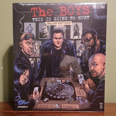 First Games The Boys: This Is Going To Hurt Board Game Deluxe Edition Miniature 