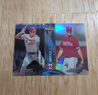 1999 Topps Finest SCOTT ROLEN PAT BURRELL Double Feature Refractor #FF7 SP