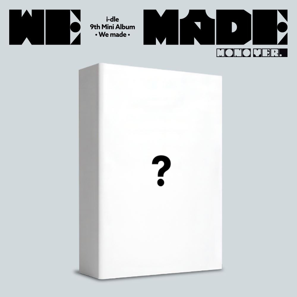 i-dle - We Made (Mono Version) (BMG) CD Album - Pre-sale