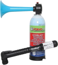 Fox 40 EcoBlast 130dB Airhorn with Pump - Eco-Friendly, Lightweight Aluminum &