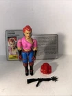 Vintage GI Joe Zarana 1986 Hasbro Action Figure 100 % Complete