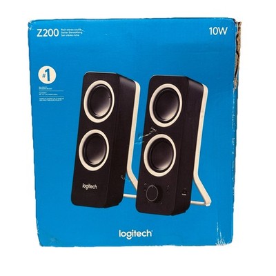Logitech Z200 2.0 PC Notebook Lautsprecher Boxen Soundsystem 10 Watt / Neuwertig