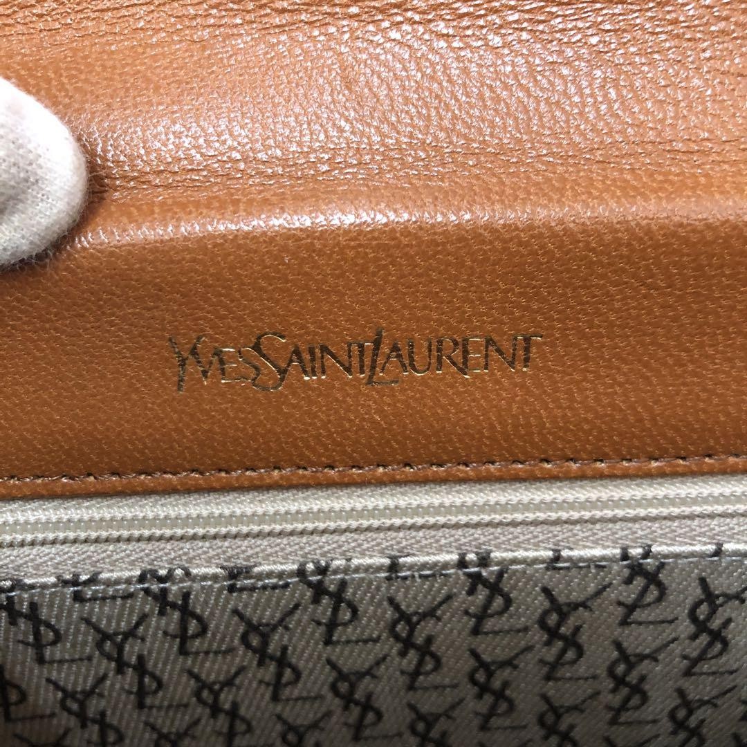 Borsa a tracolla Yves Saint Laurent YSL Cassandra pelle marrone autentica F07141210