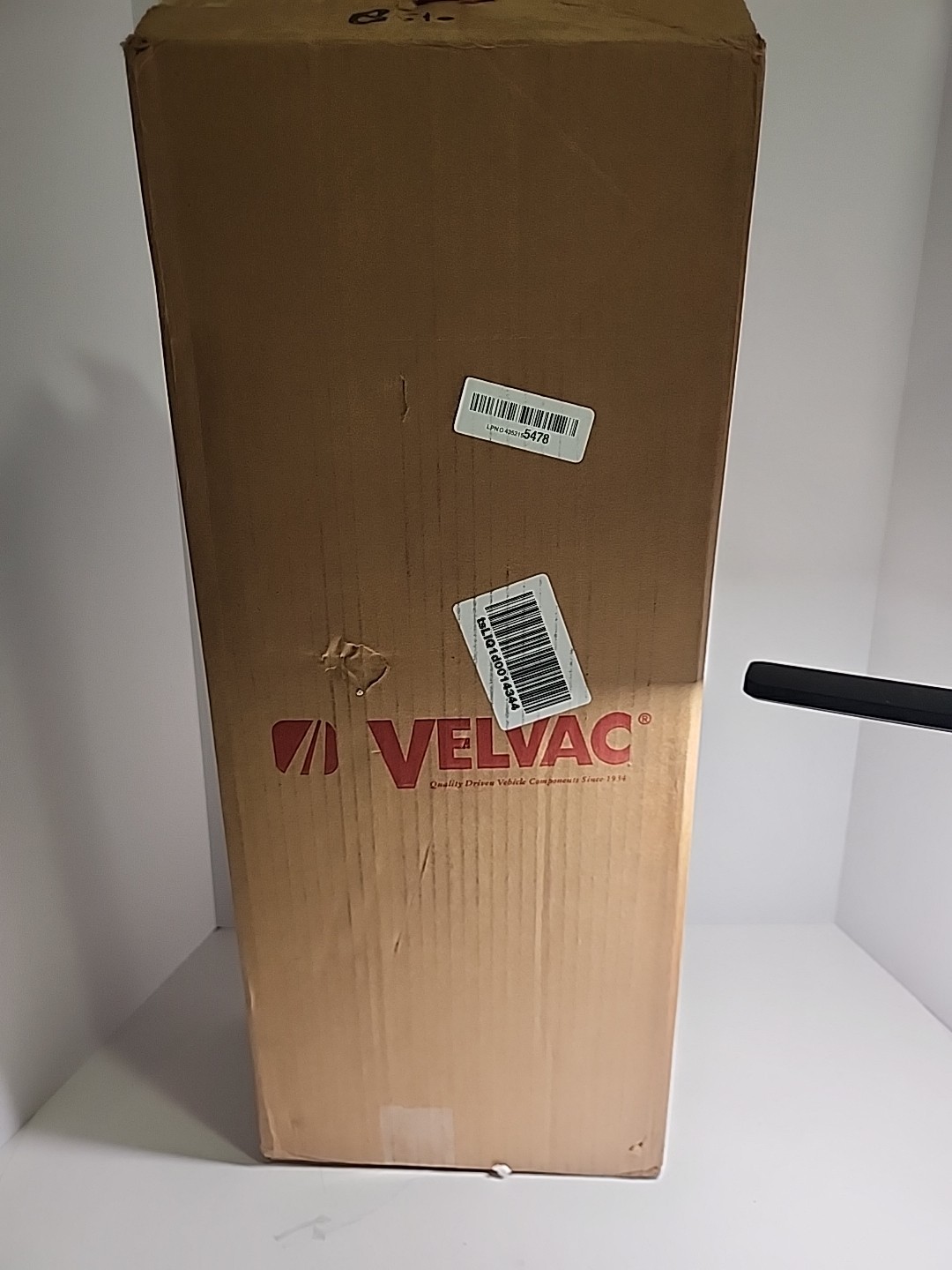 Velvac 714579 Deluxe Left Side Mirror Mirror Head: Black Deluxe Head with Manual