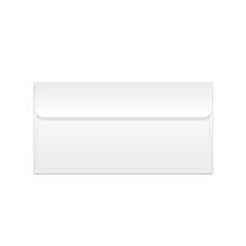  100 Pcs Pure White Envelope Business Commercial Envelopes Invitation