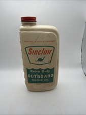 SCARCE OUTBOARD SINCLAIR OIL BOTTLE